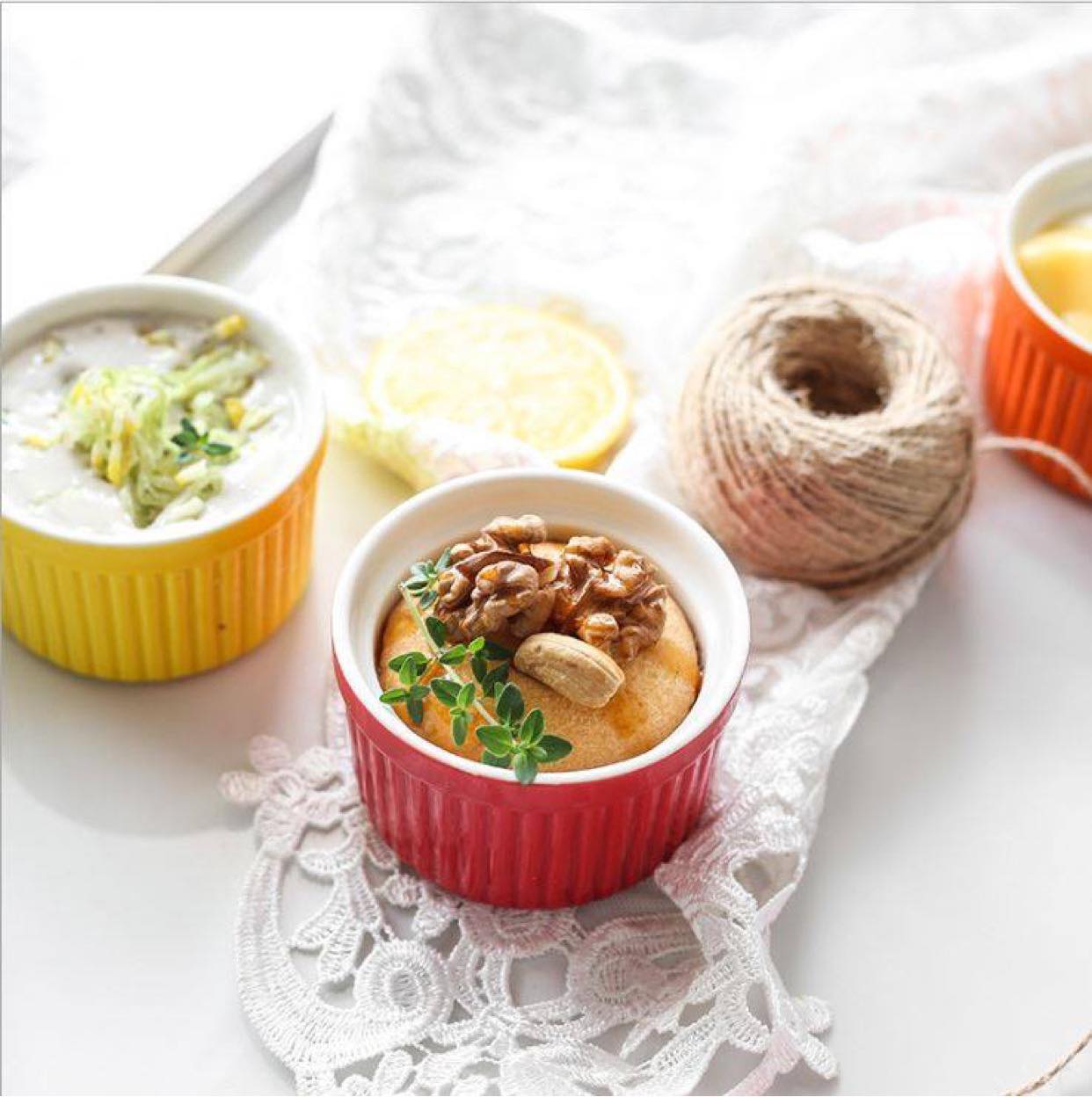 Cốc Chén Sứ Ramenkin / Khuôn Làm Bánh Flan/ Cốc Đựng Caramen/ Hũ Đựng Sữa Chua
