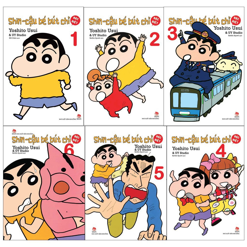 Truyện tranh Shin - cậu bé bút chì 6 quyển 2024: Truyện tranh Shin - Cậu bé bút chì 6 quyển là sự lựa chọn tuyệt vời cho các fan của bộ truyện này vào năm
