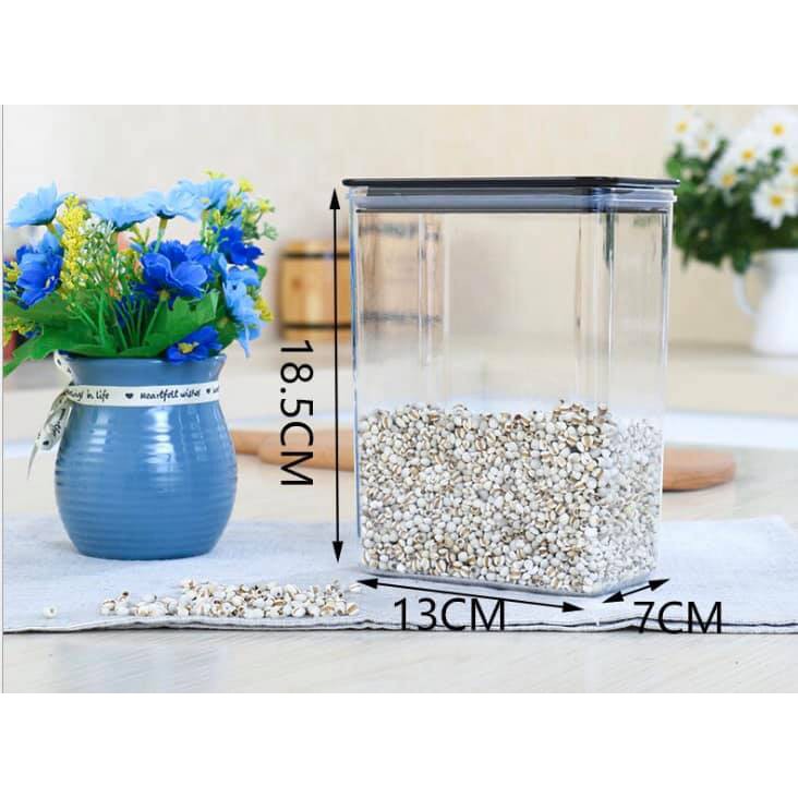 Hộp Nhựa Meka Trong Đựng Cafe Cà Phê Bột Hạt