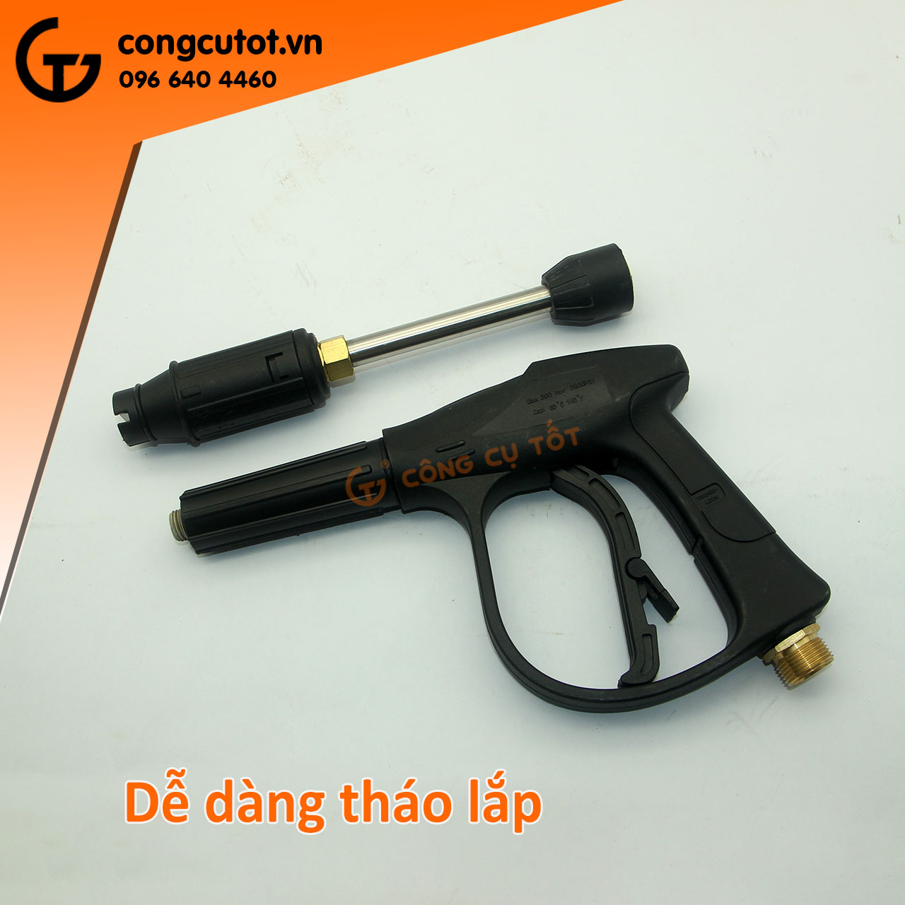 Cần xịt nước mỏ vịt cao áp 3000psi, 3200psi M22