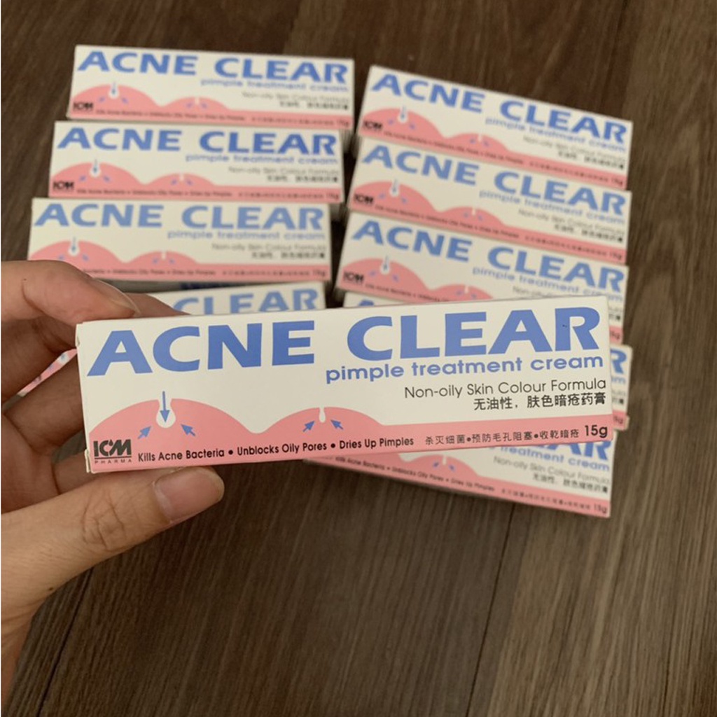 Kem mụn acne clear singapore