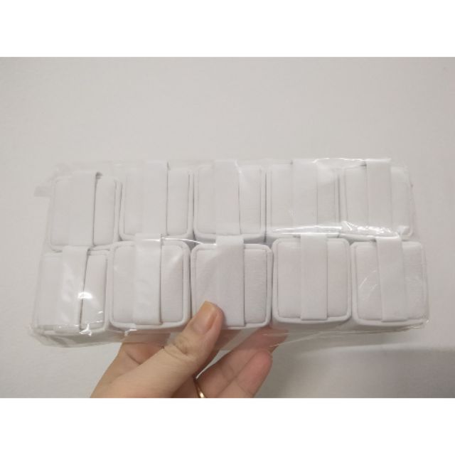 10 đế trắng da đựng vòng simen