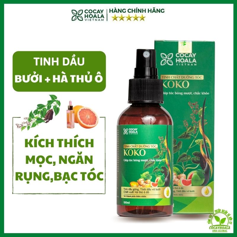 Tinh chất dưỡng tóc KOKO chính hãng Cocayhoala 100ml Ngăn rụng tóc, nhanh mọc, giúp tóc mềm mượt