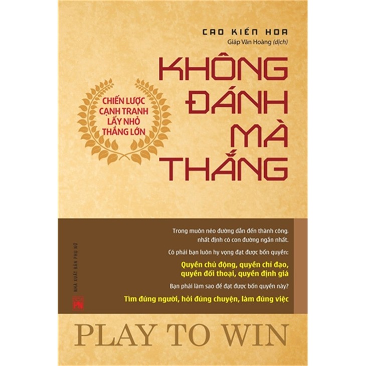 Sách - không đánh mà thắng - chiến lược cạnh tranh lấy nhỏ thắng lớn