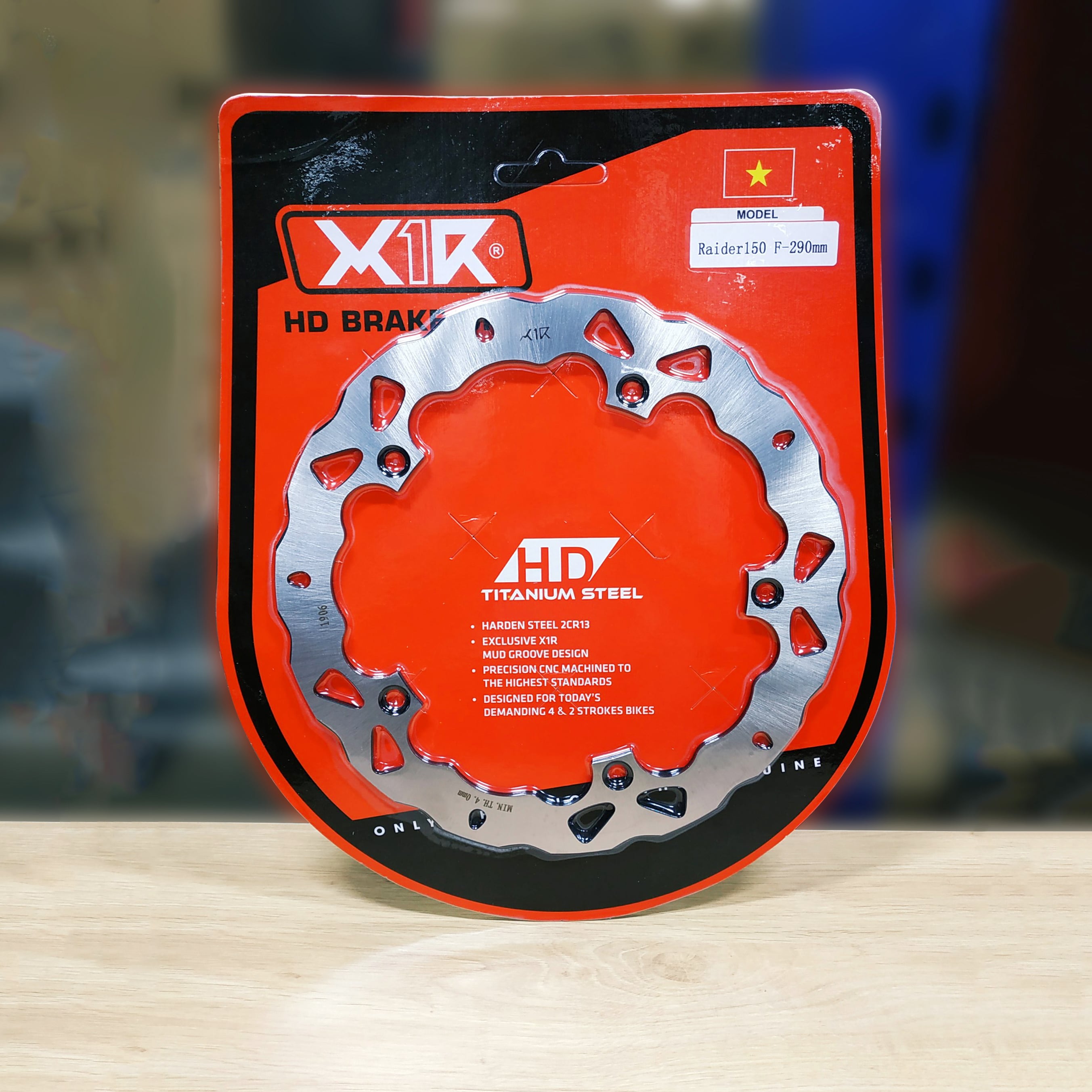 Đĩa thắng trước 290mm X1R cho RAIDER/SATRIA 150