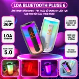 Loa Pulse 6 chính hãng | Giá rẻ Pulse 6 led 360 độ RGB 7 màu công suất 15W - Âm thanh vòm 6D cực bass - Pin trâu nghe nhạc liên tục 6H