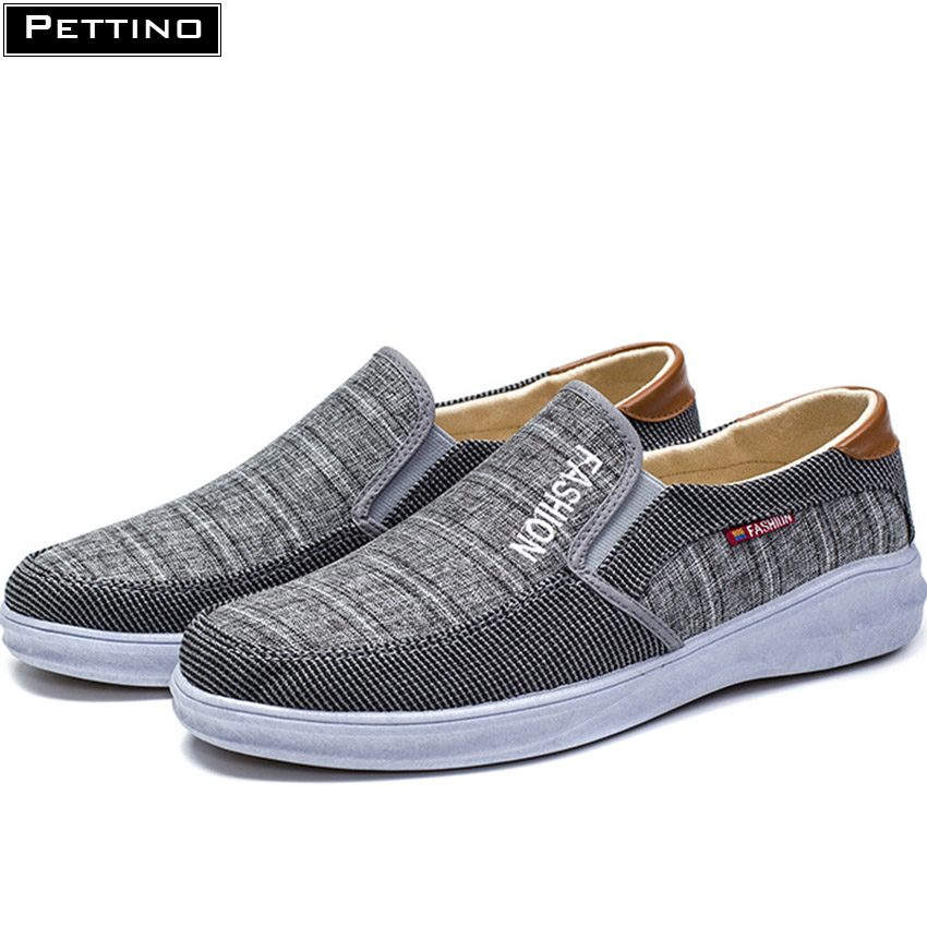 [VOUCHER 30K - MUA 2 GIẢM 5%] Giày Lười Vải Nam thoáng khí mát mẻ phù hợp với mọi kiểu trang phục Pettino LLKL03