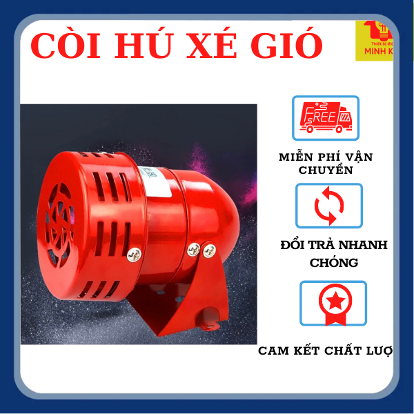 Còi hú báo động; còi hú xé gió ms 190 điện áp 12v;24v;220v;còi hú chống trộm; báo cháy ;