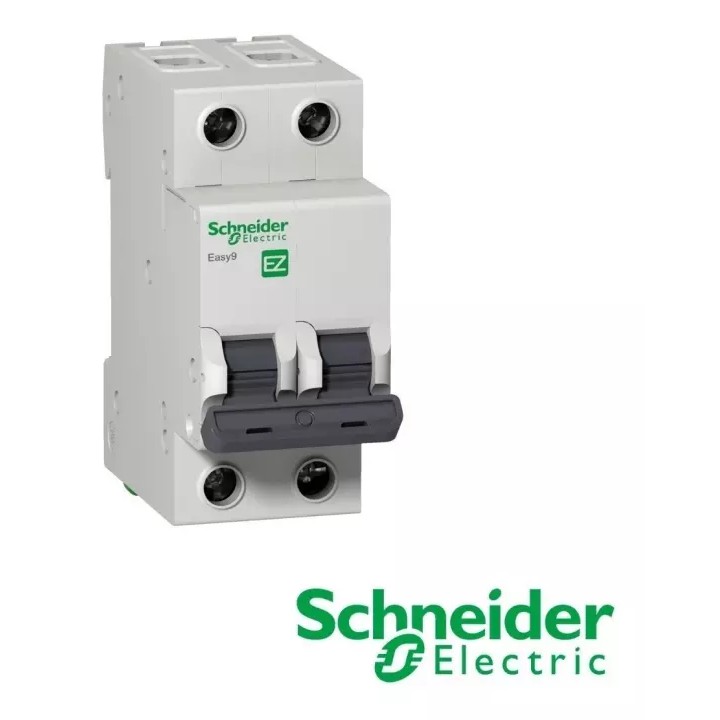 Cầu dao tự động , mcb easy9 schneider cb 2p 6a - 63a 4.5ka