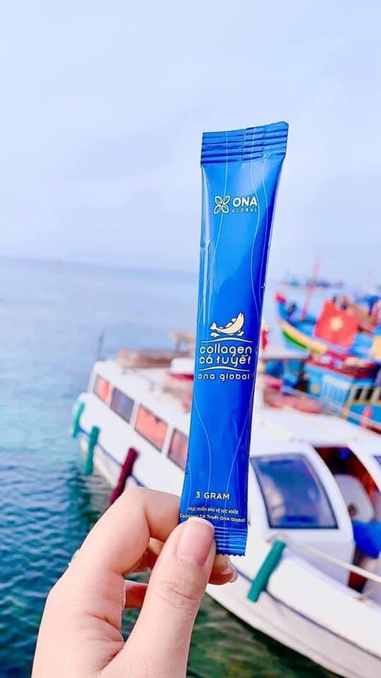 Collagen cá tuyết Cocayhoala làm đẹp da căng bóng ngậm nước ẩm mượt hộp 30 gói