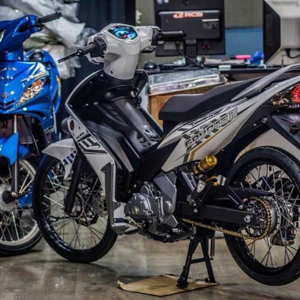 [HCM]tem 055 tem rời bản ba lớp dán cho xe exciter nhỏ 2010