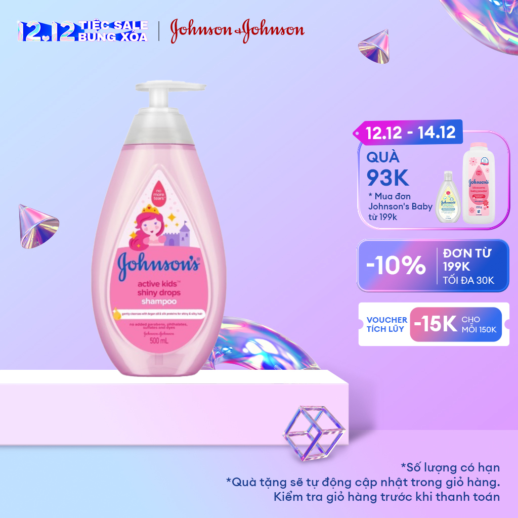 Dầu gội Johnson's Baby cho Bé - Dung tích 500ml - 800ml