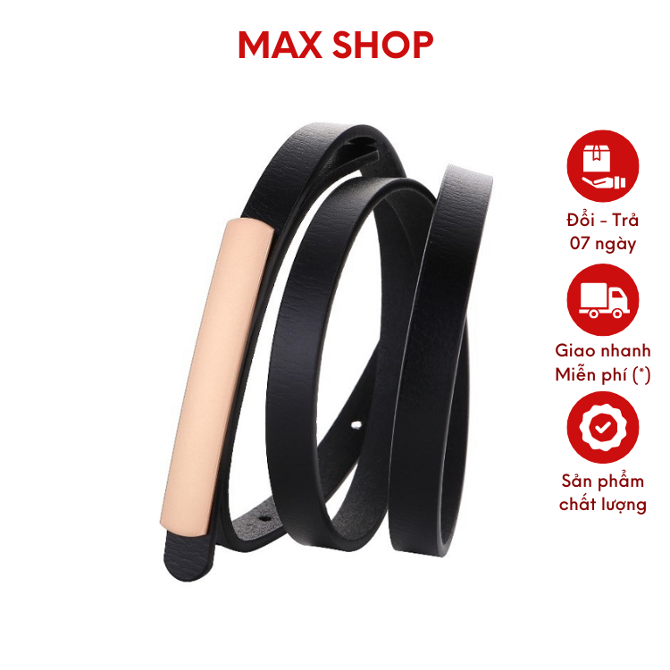 Đai váy thắt lưng nữ dl02 da mềm bản nhỏ phối đồ siêu xinh