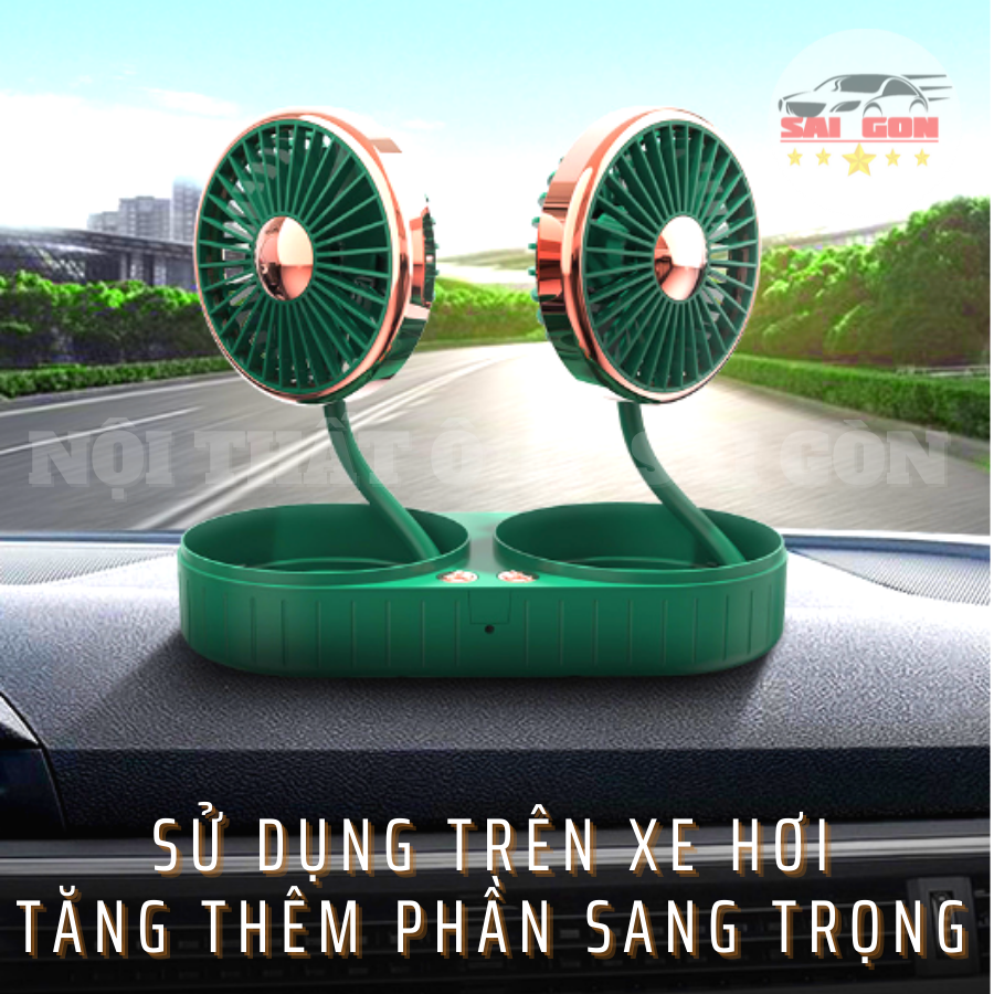 Quạt văn phòng để bàn siêu xinh, siêu nhỏ gọn, dây cắm USB, có thể dùng trên ô tô, tại bàn làm việc hoặc giường ngủ