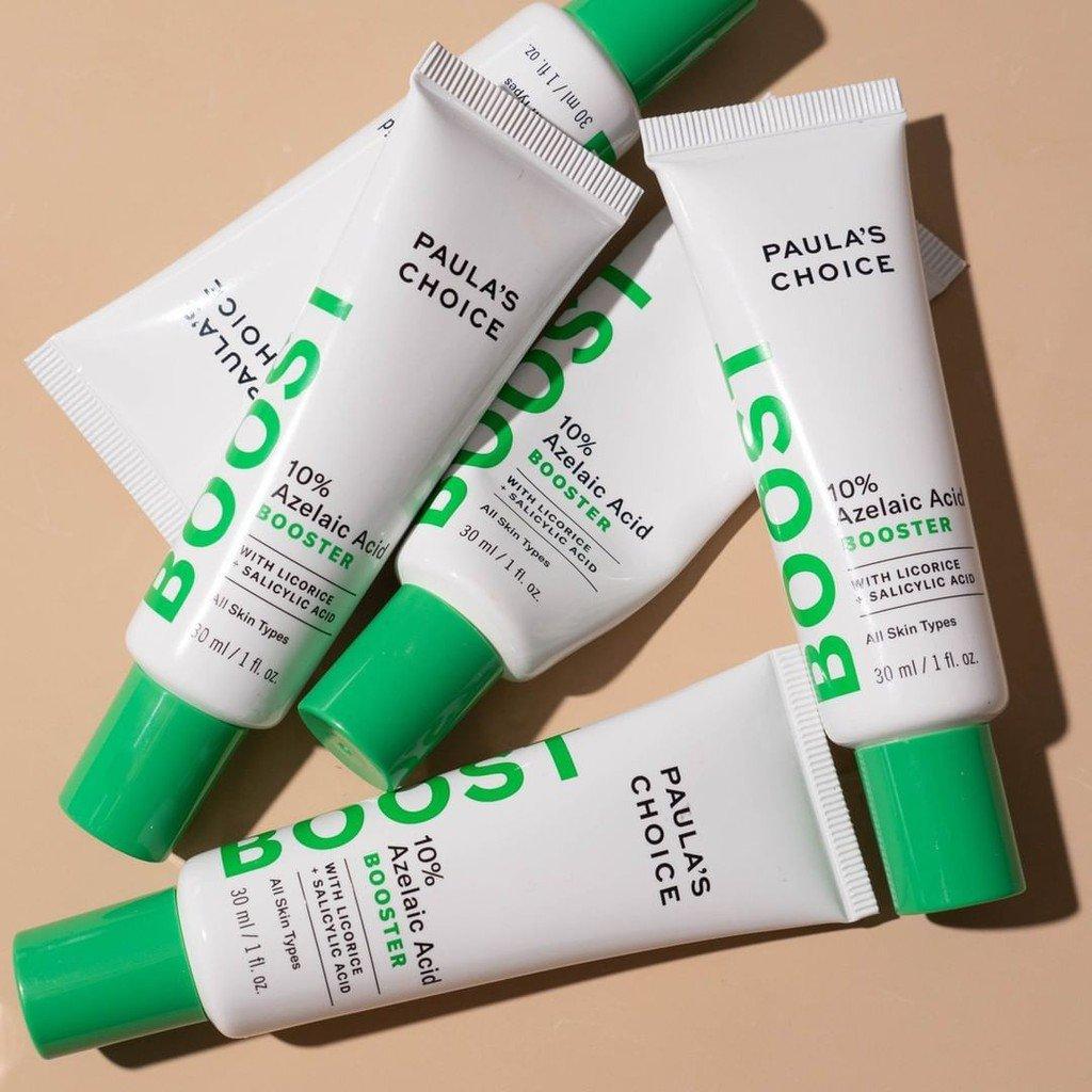 (CÓ VIDEO) Gel Giảm Mụn Sưng Viêm Và Làm Mờ Thâm Cho Da Không Dùng Được BHA, Retinol Paula's Choice 10% Azelaic Acid Booster 30ml
