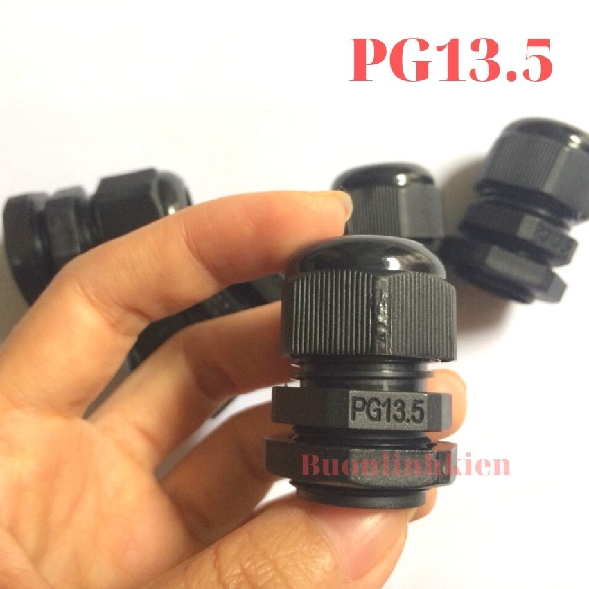 Ốc siết cáp điện PG13.5, ốc siết cố định, ốc siết nhựa 5 cái