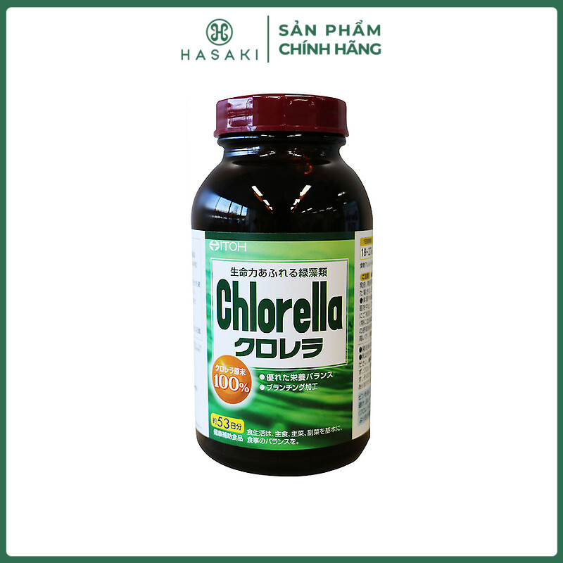 Viên uống tảo lục naris cosmetic itoh chlorella 1600 viên