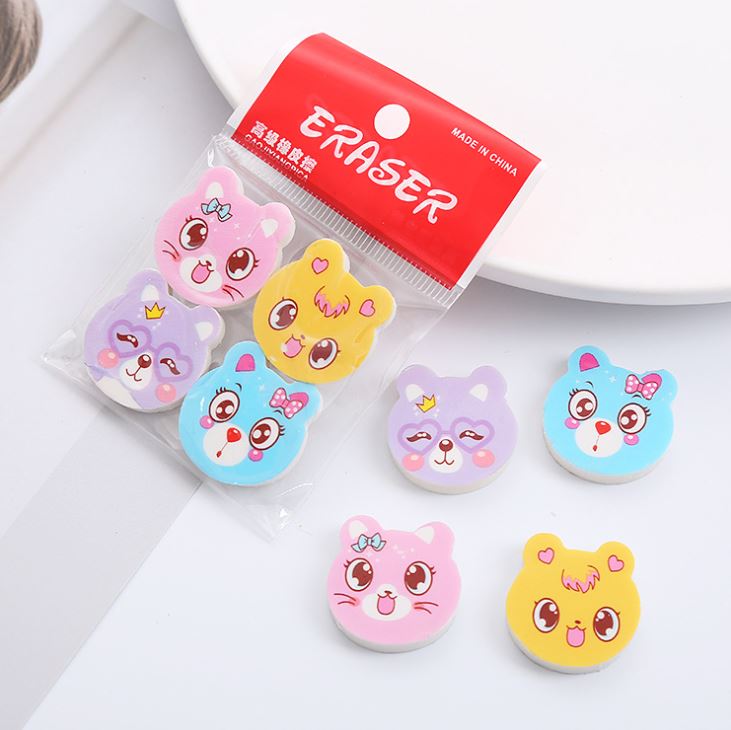 Set 4 cục gôm icon dễ thương h03
