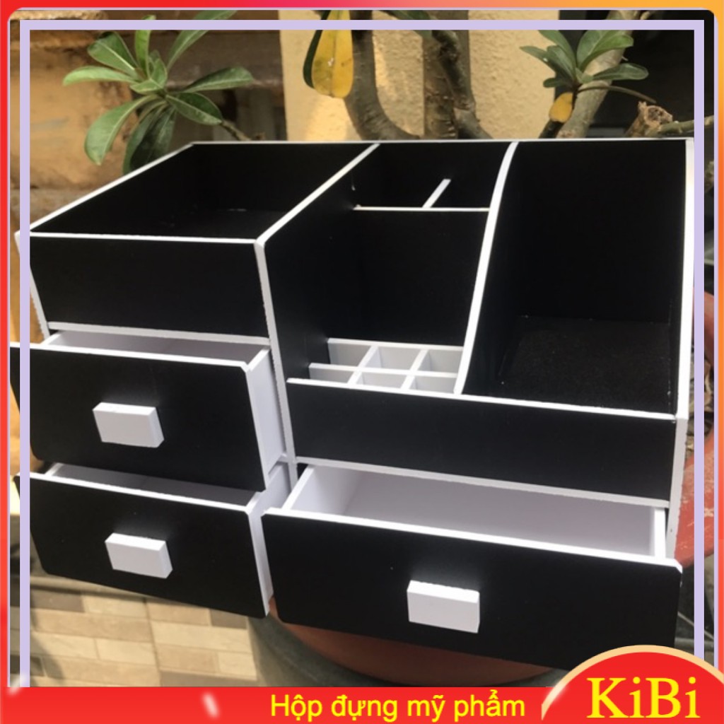 Kệ đựng mỹ phẩm màu đen