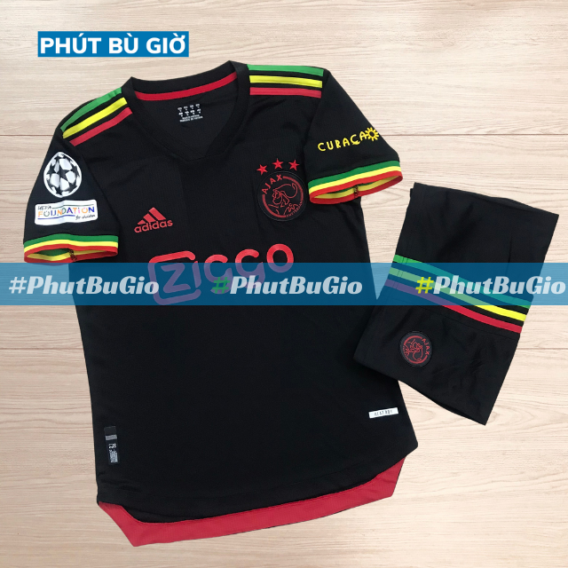 [CAO CẤP] Bộ Quần Áo Bóng Đá Đá Banh CLB AJAX Chất Polyester Chuẩn Thi Đấu - Phút Bù Giờ Sports