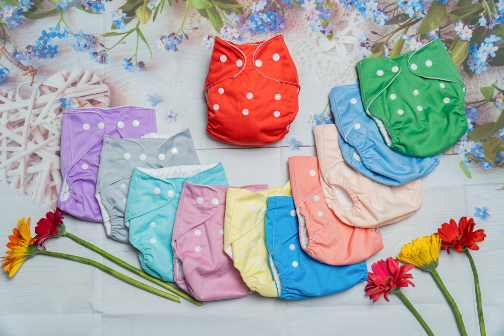 Combo 5 quần bỉm 5 lót bỉm tả vải thấm hút chống hăm , chống tràn cho bé gái bé trai, giặt lại được