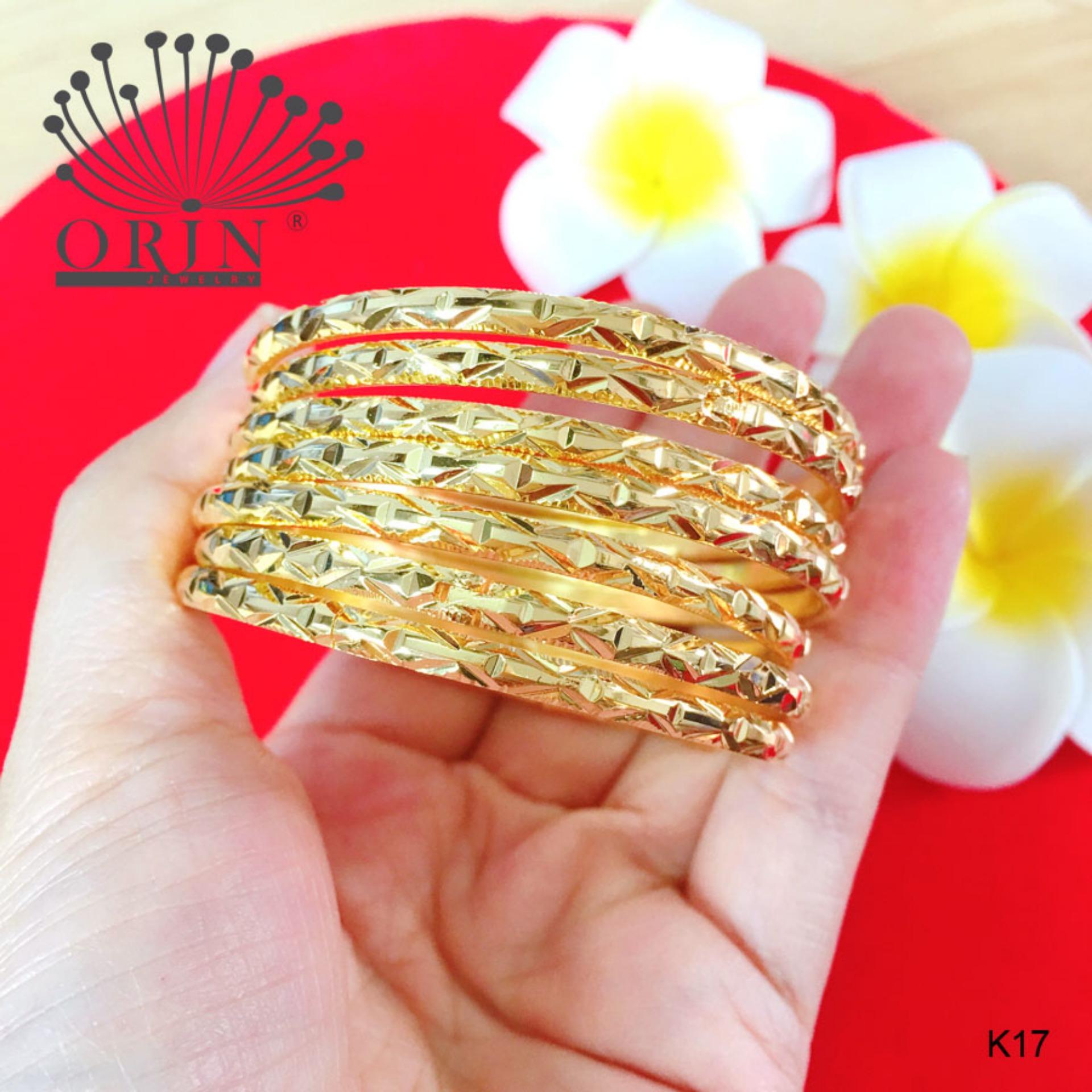 Vòng ximen 7 chiếc có khóa khắc máy cao cấp Orin K17 V2130 - Long Tien