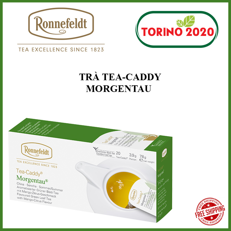 [HÀNG CHÍNH HÃNG] Trà túi lọc Ronnefeldt tea - Trà túi lọc Tea-Caddy Morgentau 1 hộp / 20 sachets