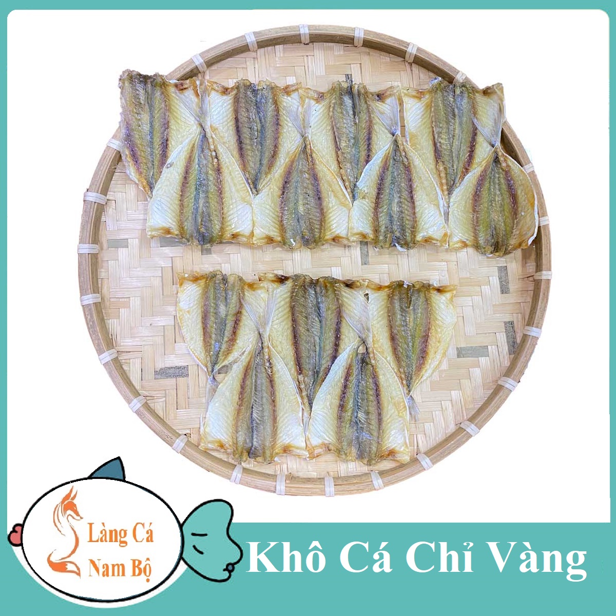 KHÔ CÁ CHỈ VÀNG CHUẨN LOẠI NGON-Làng Cá Nam Bộ
