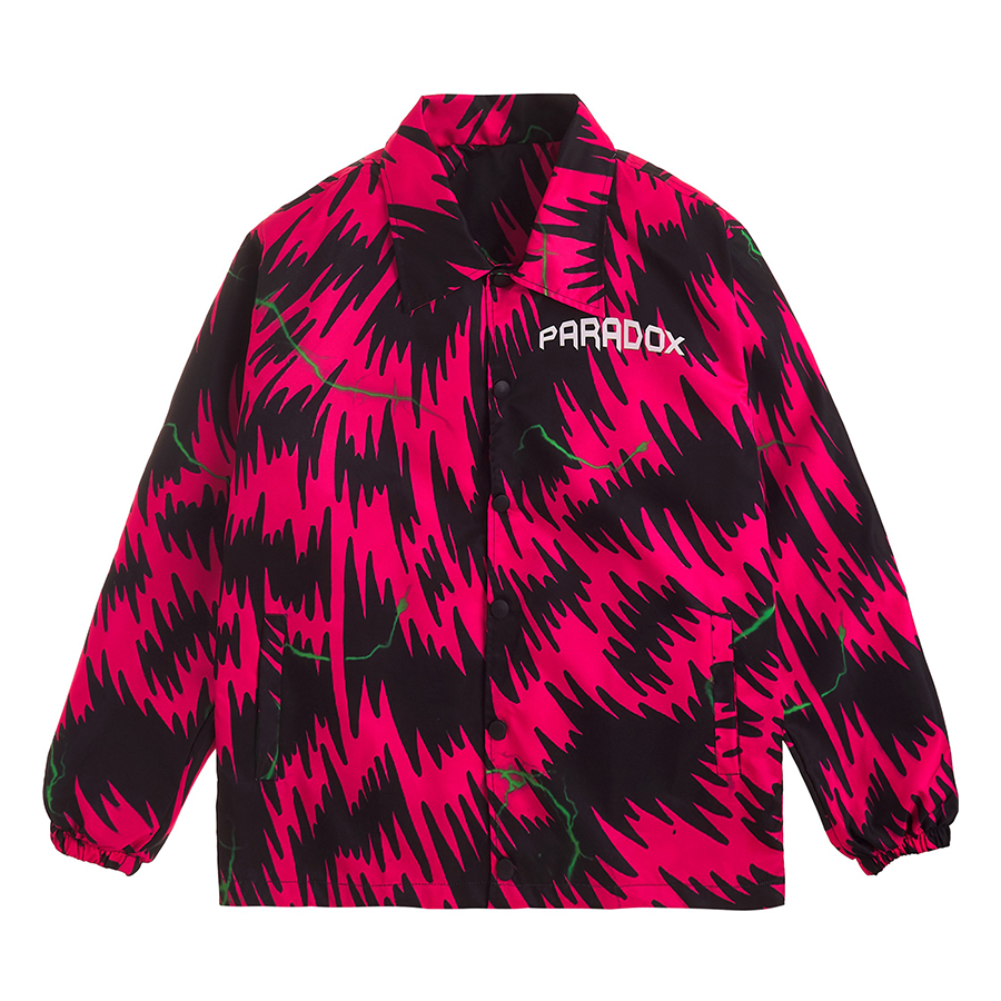 PARADOX Áo khoác dù dây kéo PELAGE ZIP OVERPRINTED JACKET