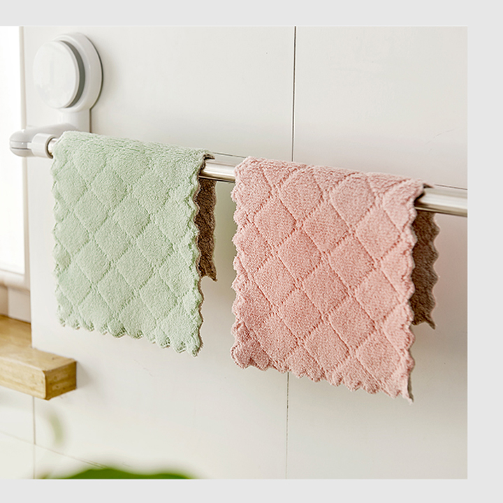 [GIÁ HỜI] Khăn lau tay nhà bếp đa năng - Siêu thấm nước - Khăn lau đa năng 2 màu, Khăn lau tay