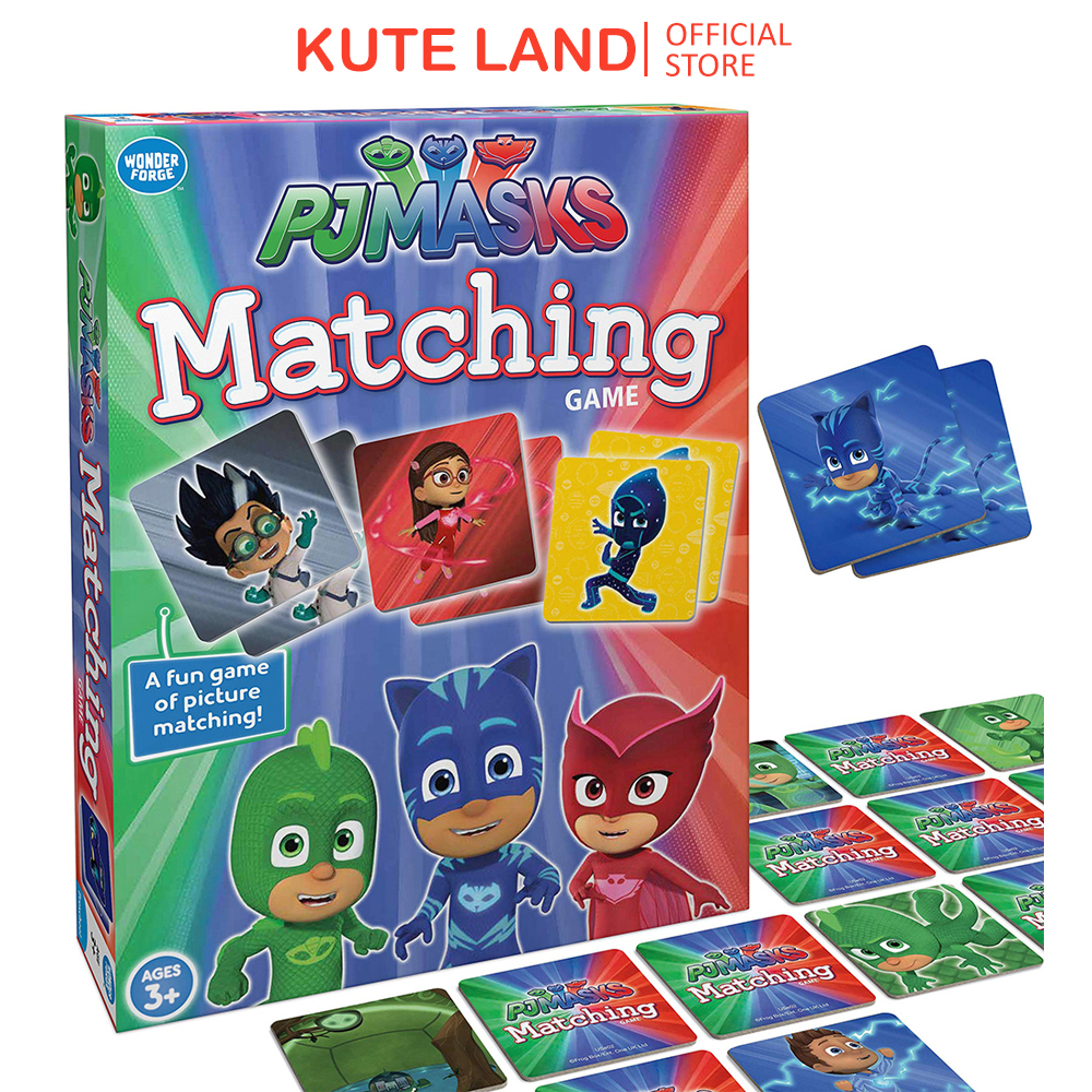 Pj masks matching game bộ thẻ board game pj masks trò chơi độc đáo sáng tạo