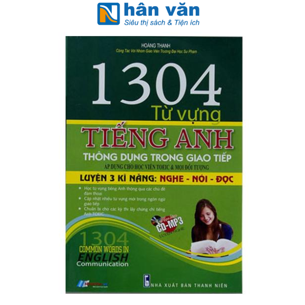 Sách - 1304 Từ Vựng Tiếng Anh Thông Dụng Trong Giao Tiếp - Nhân Văn
