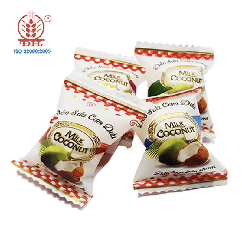 Kẹo dẻo sữa Cơm Dừa Túi 400g- hàng chính hãng cty Đức Hạnh