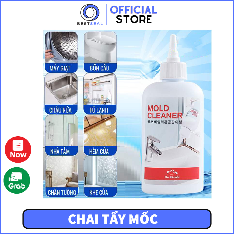 Chai tẩy mốc, tẩy nhựa đa năng thần thánh mold cleaner 220ml