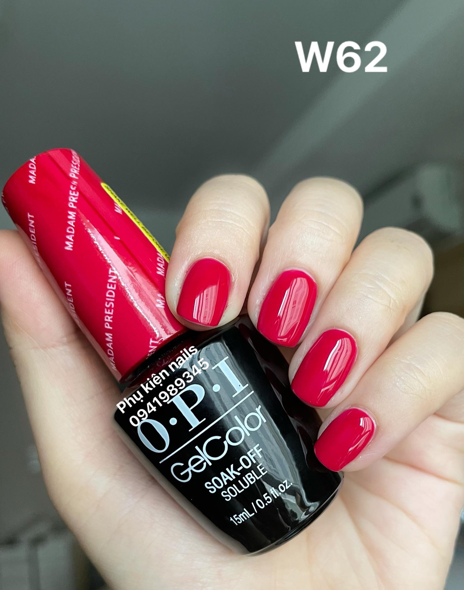 Sơn Móng Tay -Sơn Gel Hơ Máy Opi (GCW62)
