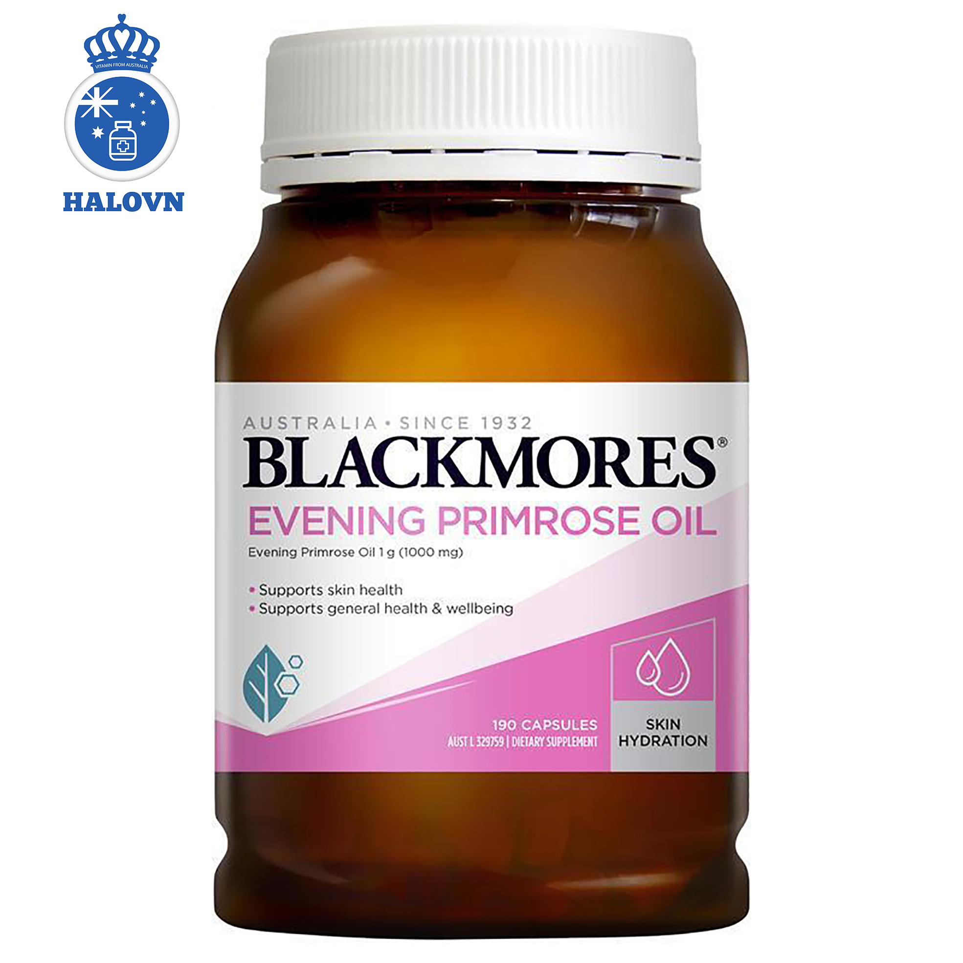 Tinh dầu hoa anh thảo Blackmores Evening primrose oil 190v - Chemistware