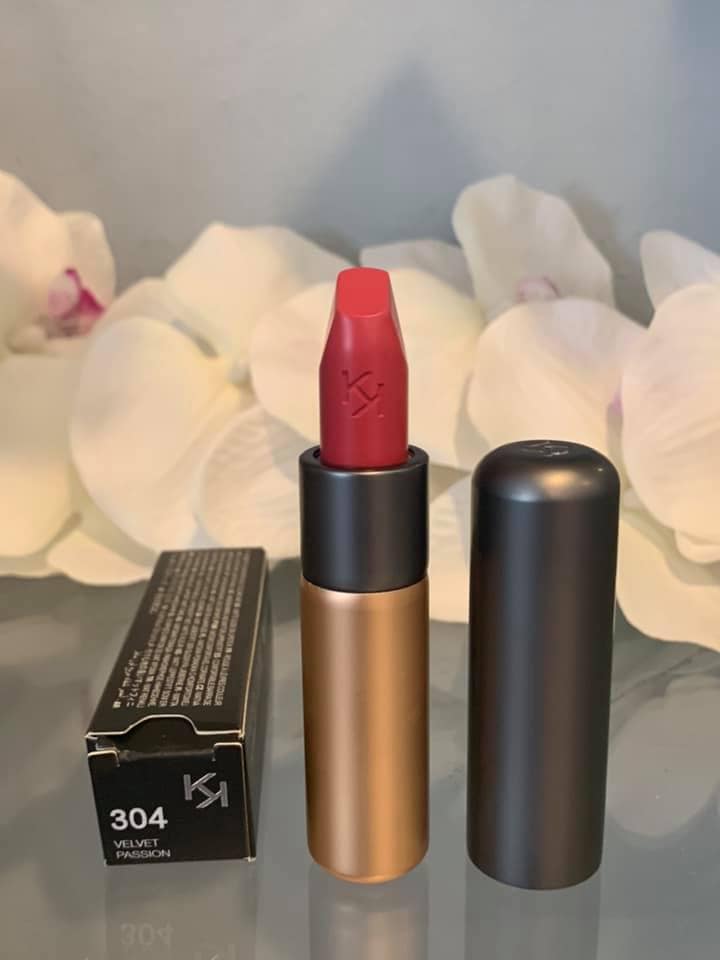 Son kiko velvet passion matte 330 – coral hồng cam