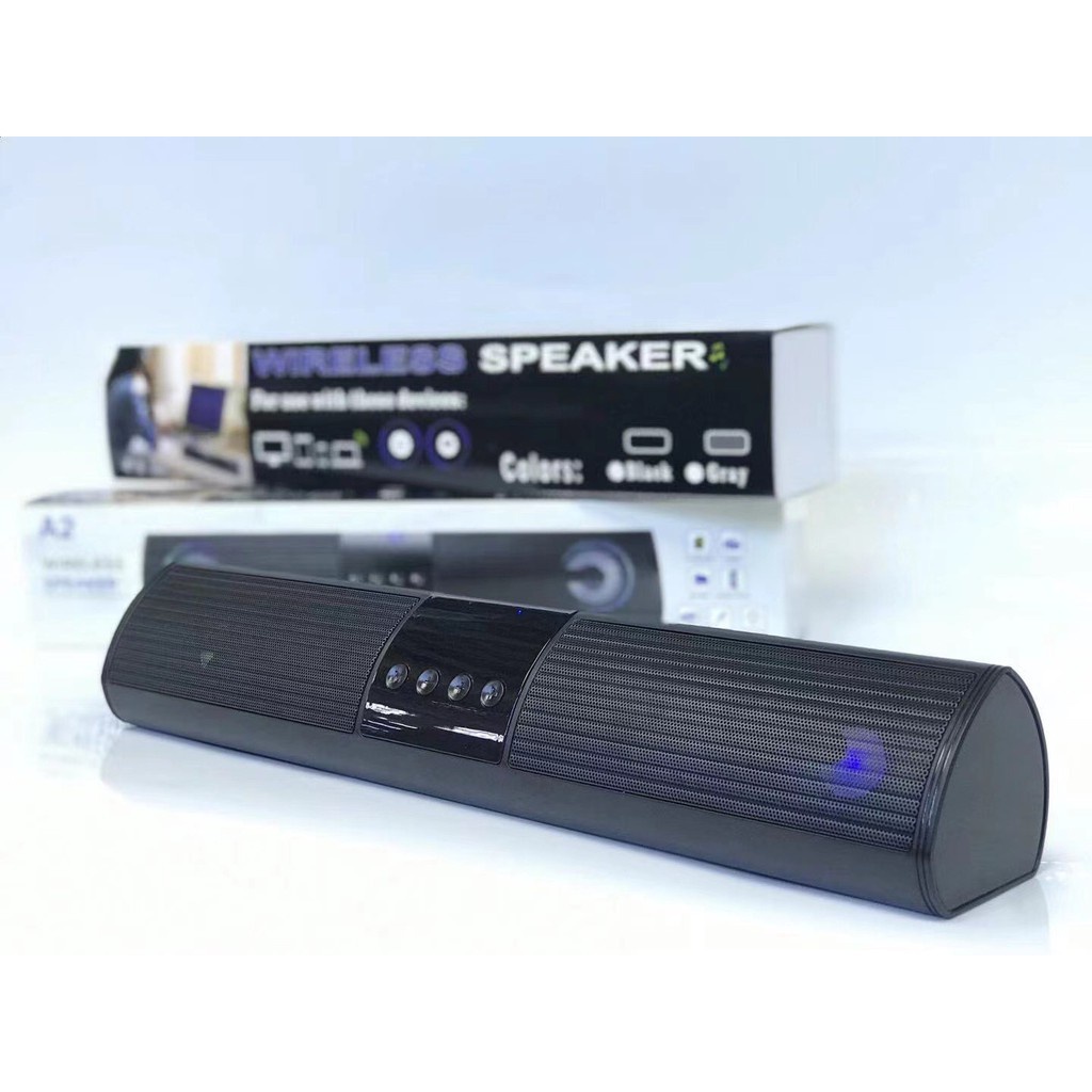 🔥 SPEAKER - A2 🔥 Loa Bluetooth Speaker A2 - Siêu Bass - Âm Thanh Cực Chất - Bản 2 Loa - Kiểu Dáng Sang Trọng - Loa TV Máy Tính Không Dây - Hỗ Trợ Thẻ Nhớ - Bảo Hành 6 Tháng