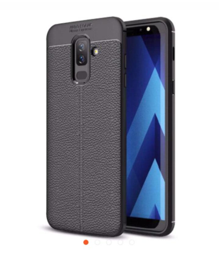 Ốp lưng Samsung J8 2018 silicon da, chống sốc Auto Focus-vyvyshop