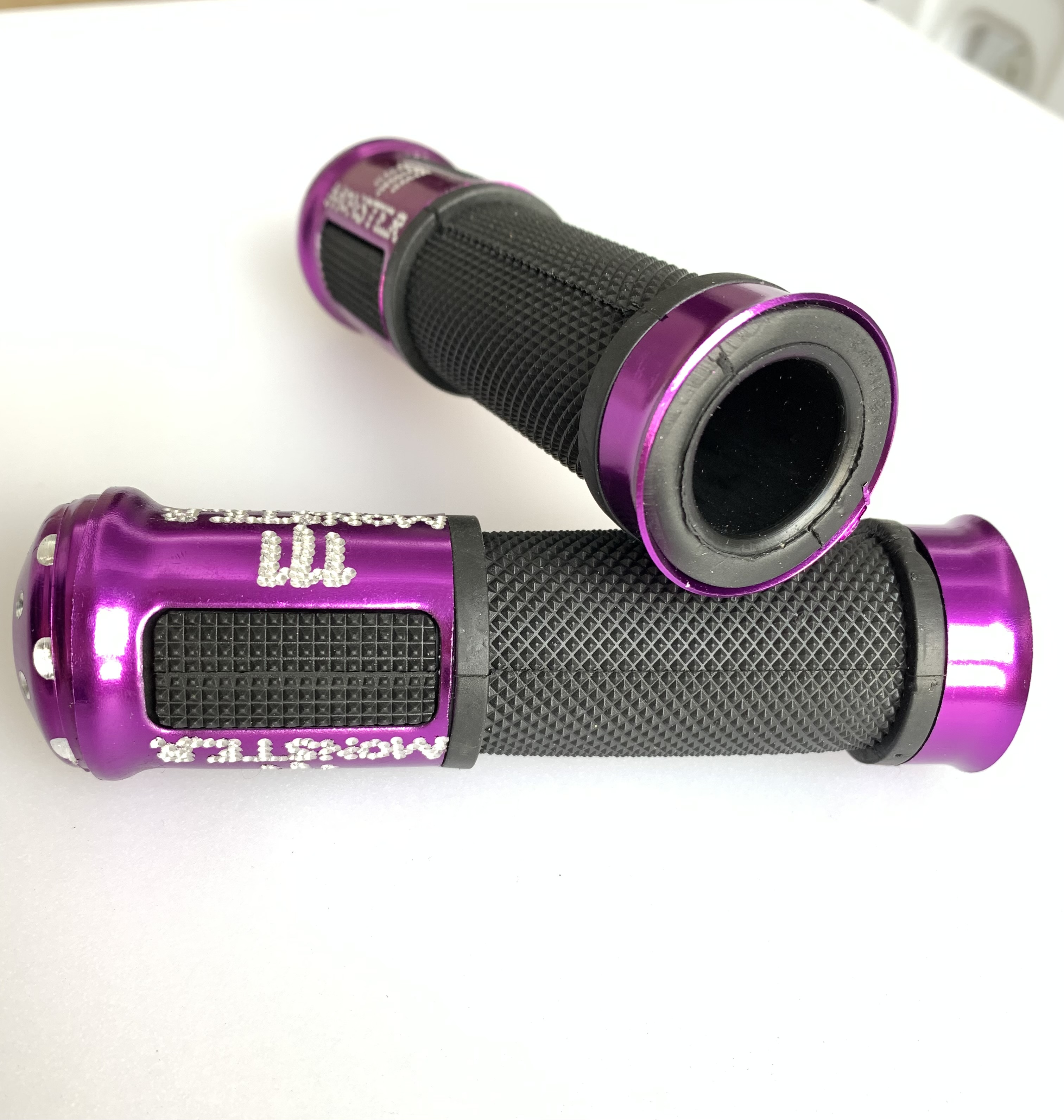 Cặp bao tay xe máy MONSTER màu tím