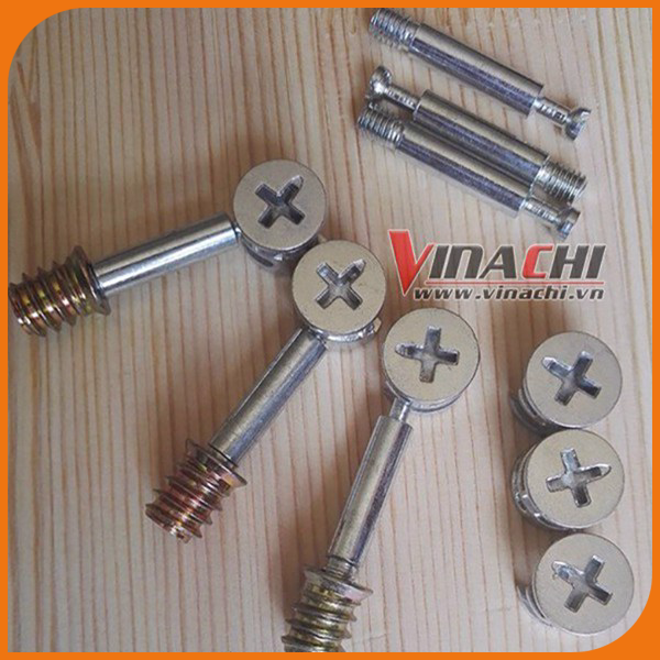 Bộ ốc liên kết cam ốc cấy ren 6x40 túi 100