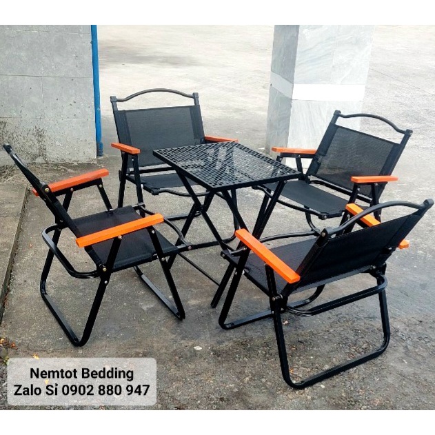 🔥giá sốc🔥 bàn xếp gọn ngồi cà phê, trà sữa, trà chanh, cắm trại, camping, du lịch dã ngoại, bàn xếp mini gỗ, sắt gấp gọn