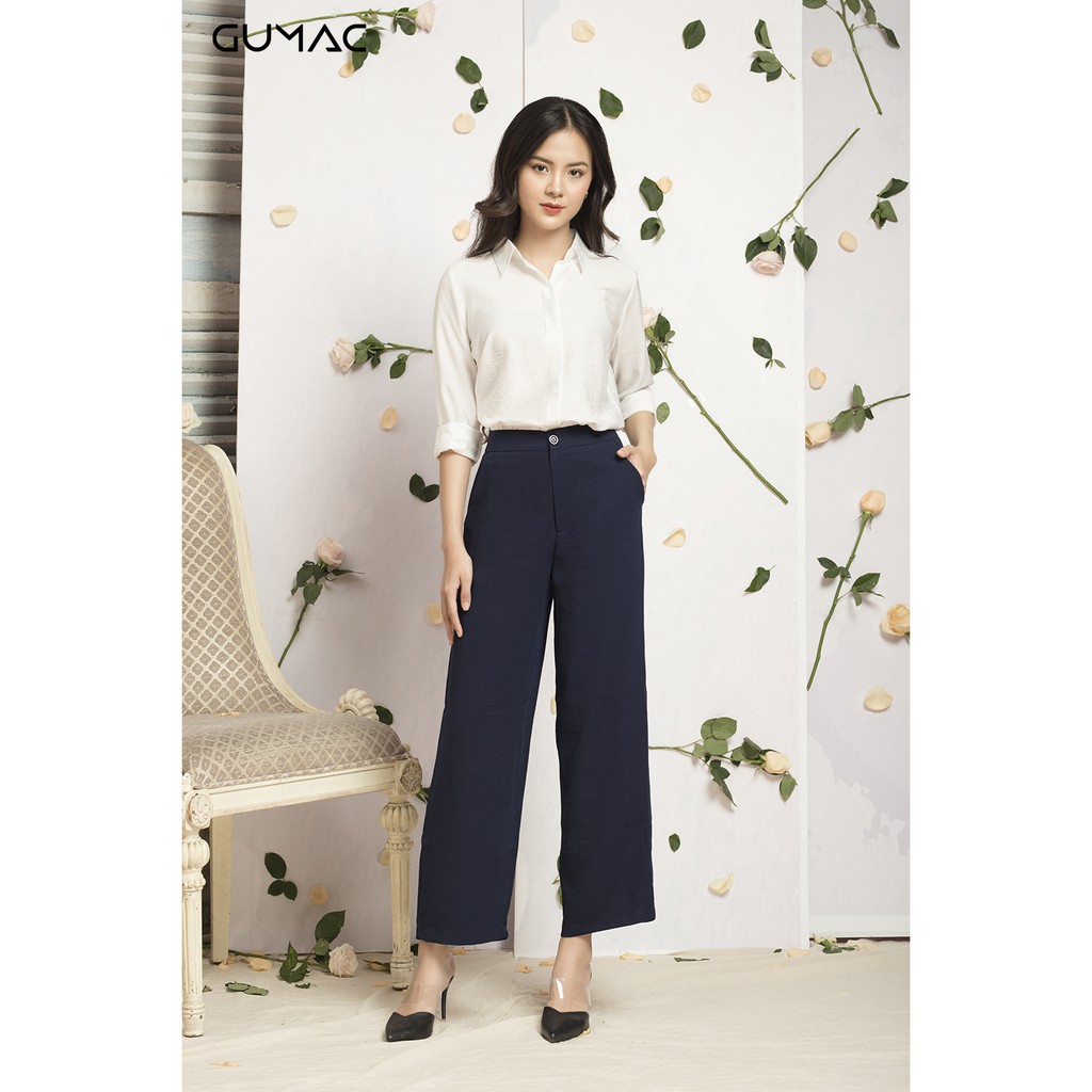QUẦN VẢI ỐNG RỘNG CẠP CAO CÔNG SỞ THỜI TRANG ( BESTHOME)
