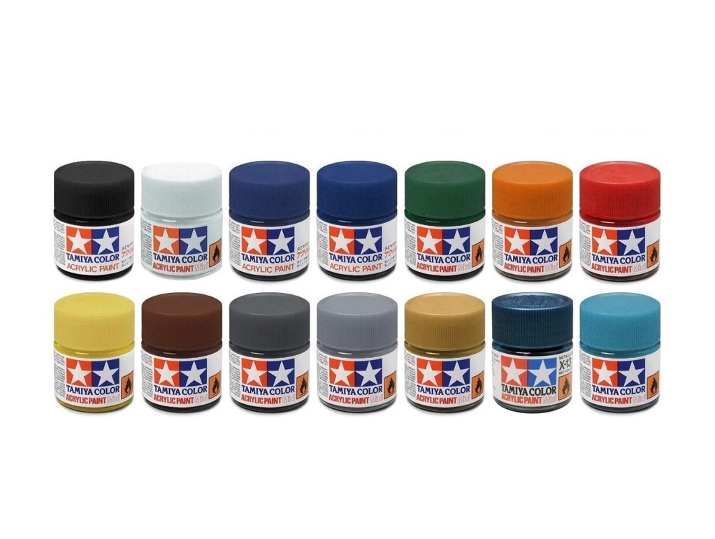 Sơn mô hình tamiya - acrylic paint x-1 ~ x19