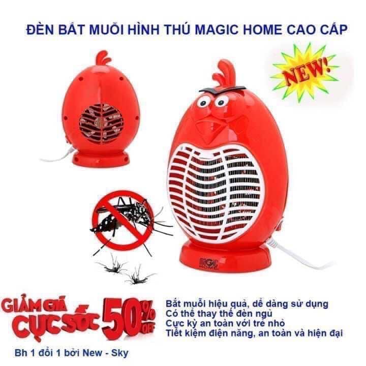Đèn đuổi muỗi, đèn bắt muỗi magic home hình thú ngộ nghĩnh an toàn cho bé yêu và gia đình của bạn