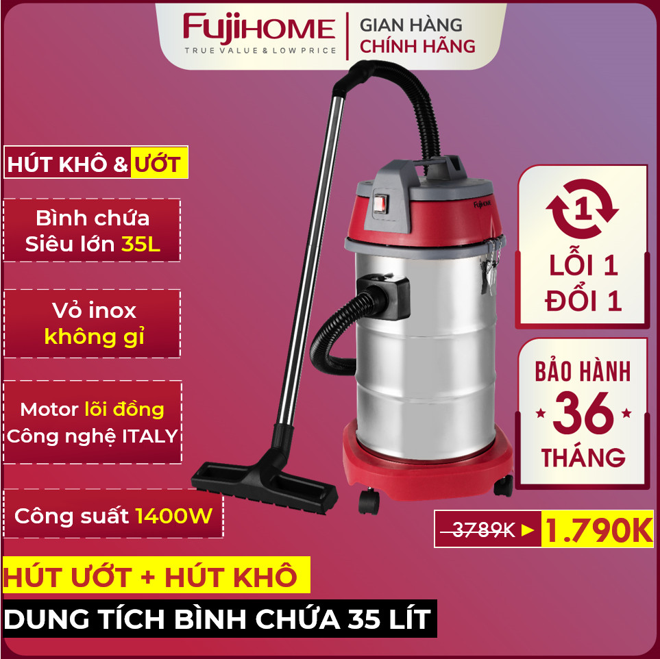 Heavy duty 35L imported ese fujihome 35L Wet dry dust blower for industrial, home, restaurant, office,