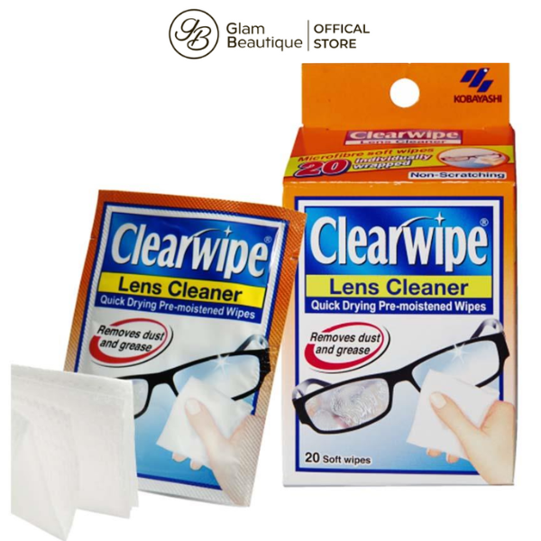 Miếng Lau Kính Clearwipe Lens Clear Glam Beautique
