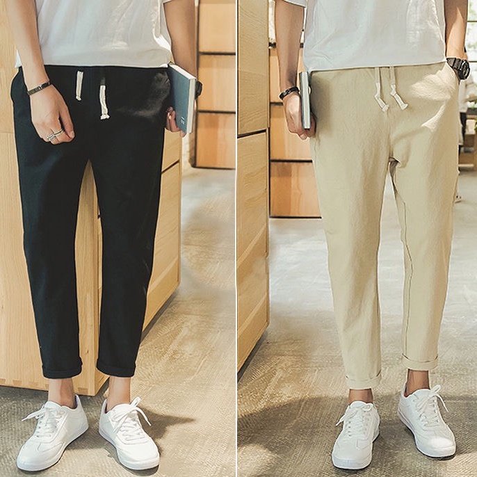 Quần baggy nam nữ, quần tây baggy cạp chun ống rộng phong cách hàn quốc ulzzang bg01 navigator ht