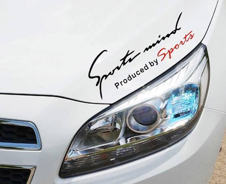 Tem dán decal Sport mind prodeced by Sports xe hơi ô tô đầy đủ màu sắc - Phụ Kiện Đồ Chơi Ô Tô Xe Hơi EUNOIA
