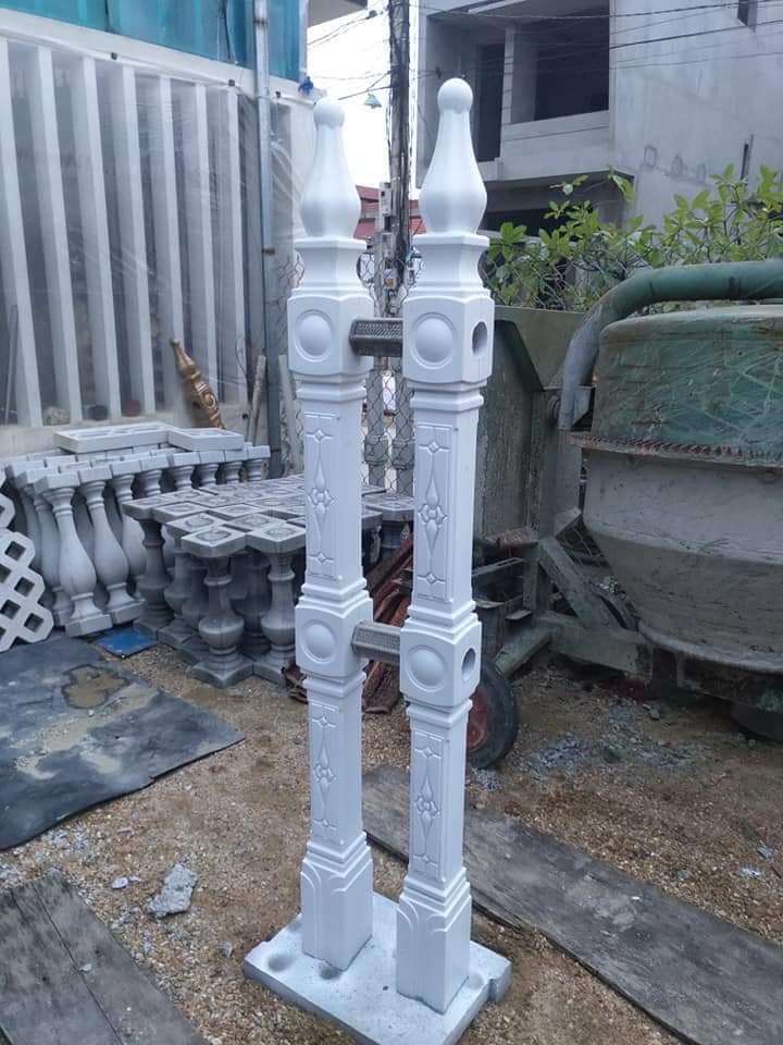 Khuôn hàng rào hoa chìm 95cm-1m45